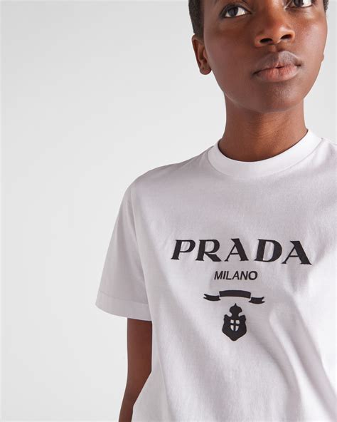 prada white mens shirt|prada long sleeve t shirt.